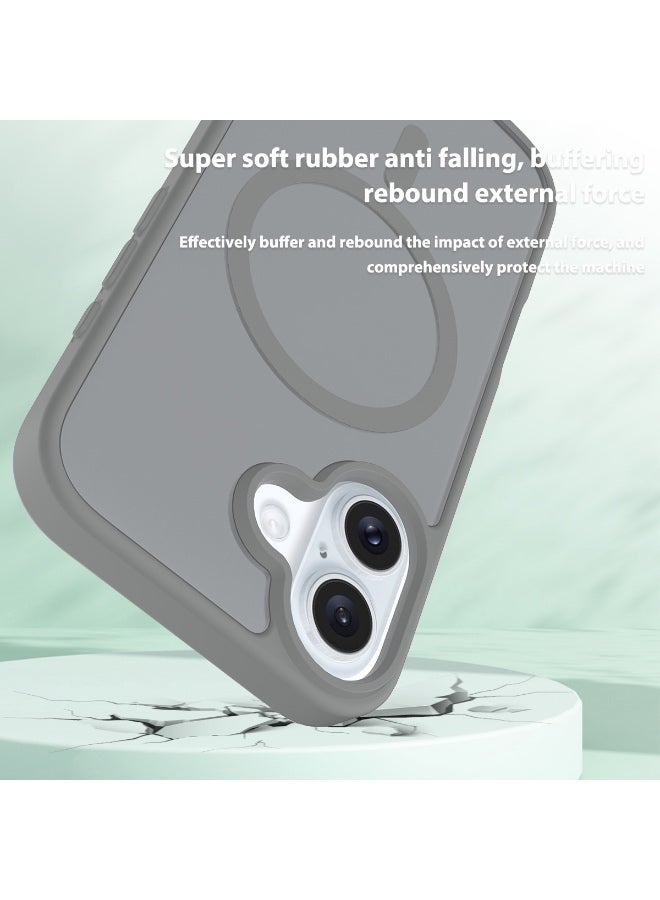 iPhone 16 Skin Feeling Case With MagSafe - Dark Grey - Image 3